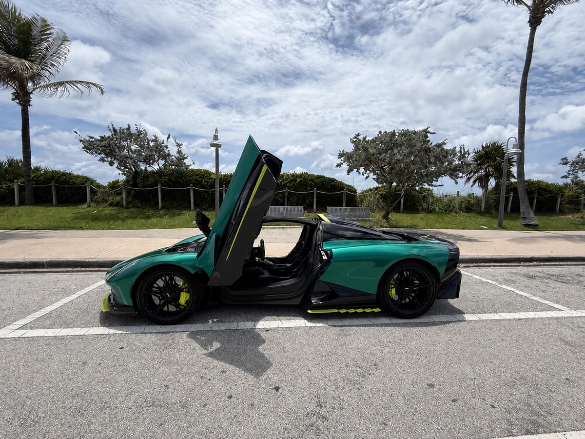 Aston Martin Valhalla with doors up